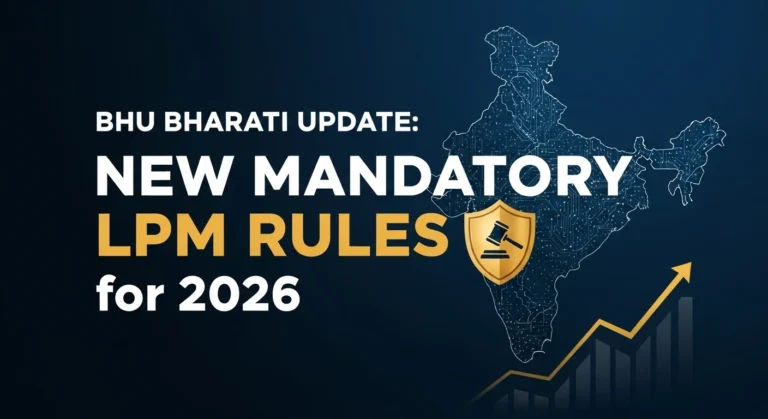 Bhu Bharati Update New Mandatory LPM Rules for 2026