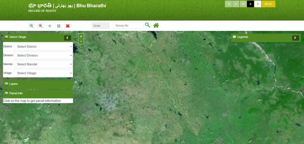 Select District, Division, Mandal, and Village in Order